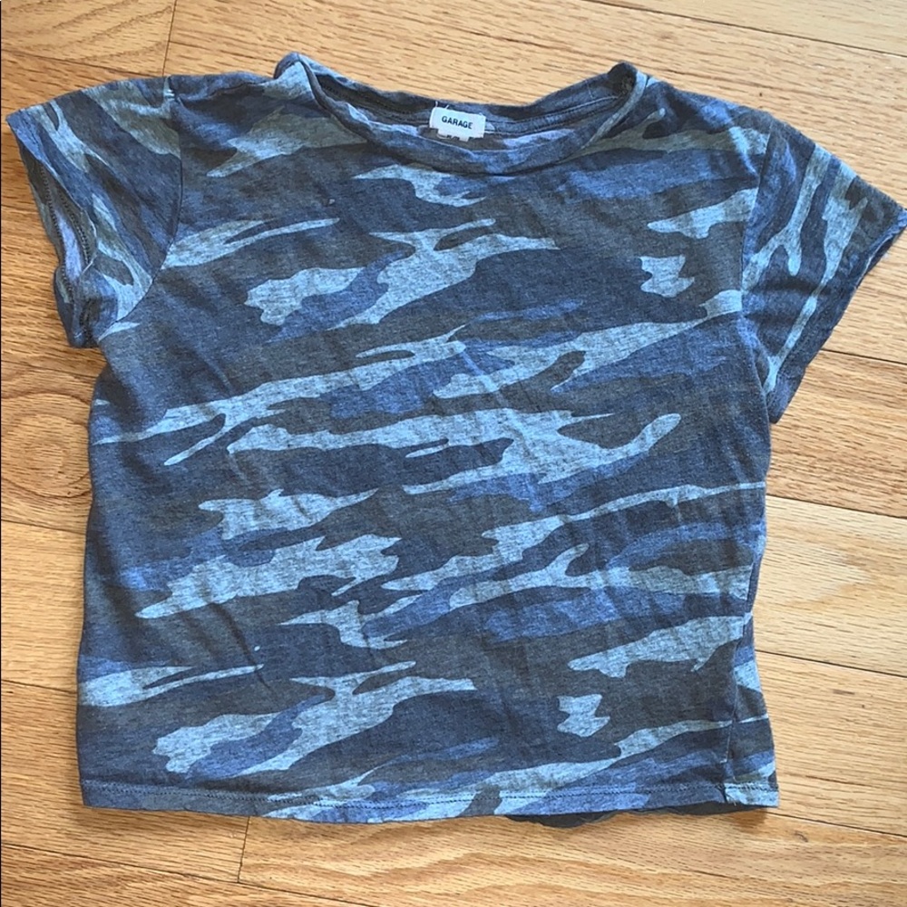 Garage Camo Crop Top Size Extra Small